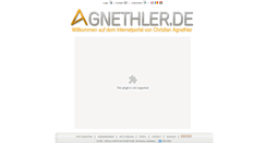 Desktop Screenshot of agnethler.de